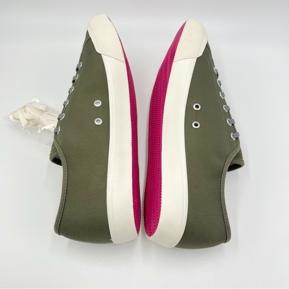 NEW SeaVees Womens Size 10 Army Issue Low Cut Classic Olive Green Sneakers Shoes - Picture 9 of 13